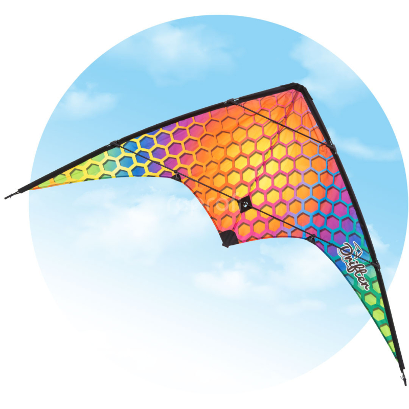 Létající drak Drifter Rainbow Mesh - Stunt Kite