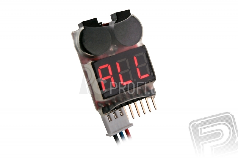 LiPo alarm 2-8S - zvuková signalizace napětí