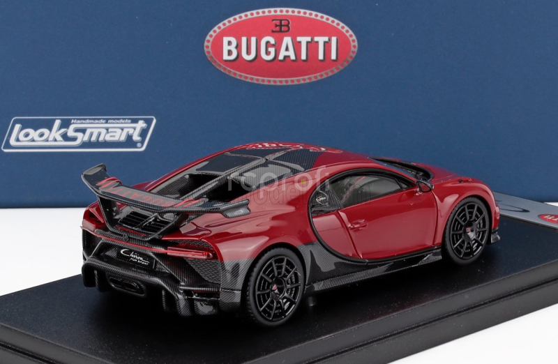 Looksmart Bugatti Chiron Pur Sport N 16 2020 1:43 Italská Červená