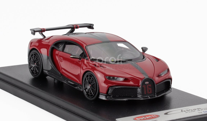 Looksmart Bugatti Chiron Pur Sport N 16 2020 1:43 Italská Červená