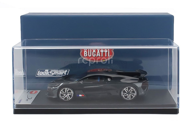 Looksmart Bugatti Divo 2020 1:43 Modrý Karbonový Lesklý