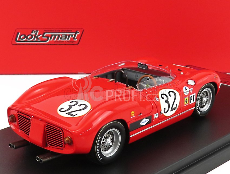 Looksmart Ferrari 275p Spider N 32 12h Sebring 1965 1:43, červená