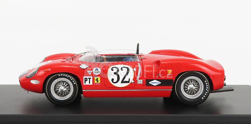Looksmart Ferrari 275p Spider N 32 12h Sebring 1965 1:43, červená