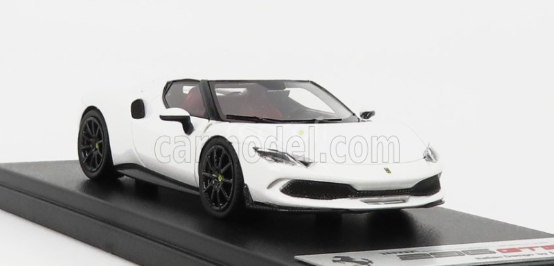 Looksmart Ferrari 296 Gtb Hybrid 830hp V6 2021 1:43 Bianco Cervino Bílá