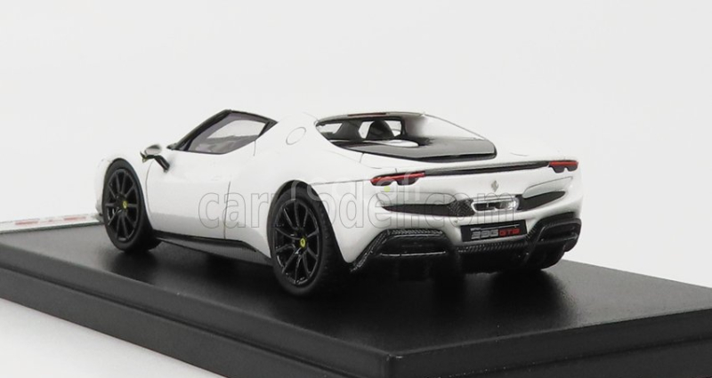 Looksmart Ferrari 296 Gtb Hybrid 830hp V6 2021 1:43 Bianco Cervino Bílá