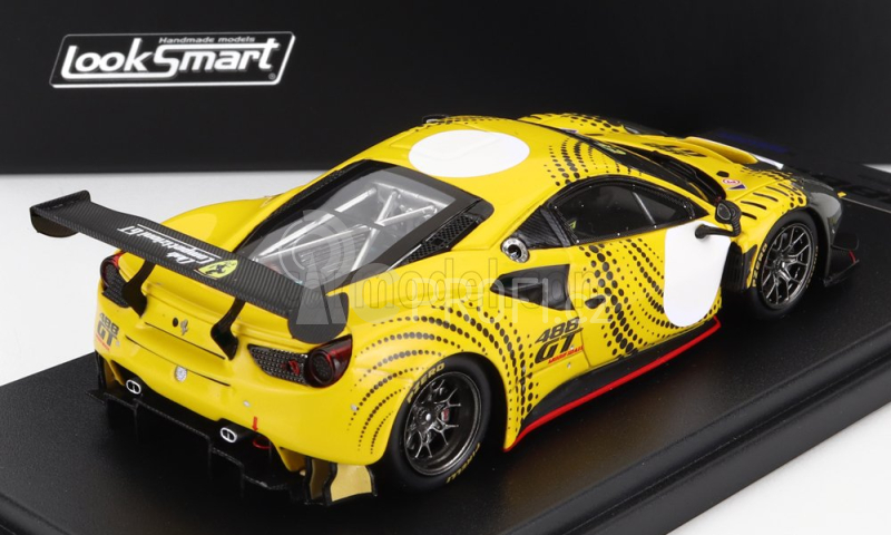 Looksmart Ferrari 488 Gt Modificata Club Competizioni Gt 2020 1:43, žlutá