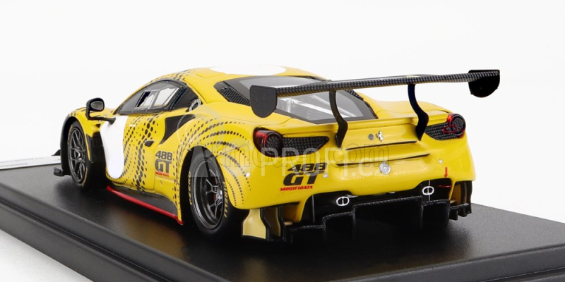 Looksmart Ferrari 488 Gt Modificata Club Competizioni Gt 2020 1:43, žlutá