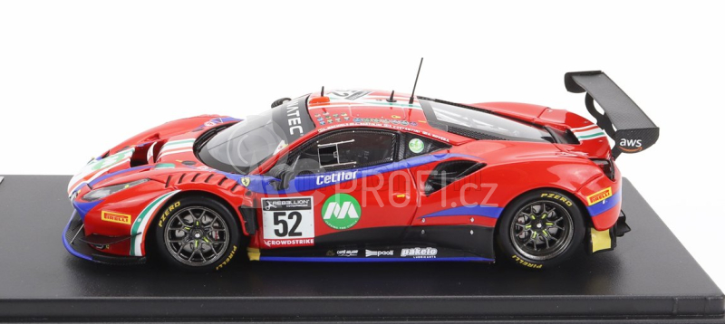 Looksmart Ferrari 488 Gt3 Evo 3.9l Turbo V8 Team Af Corse N 52 1:43, červená