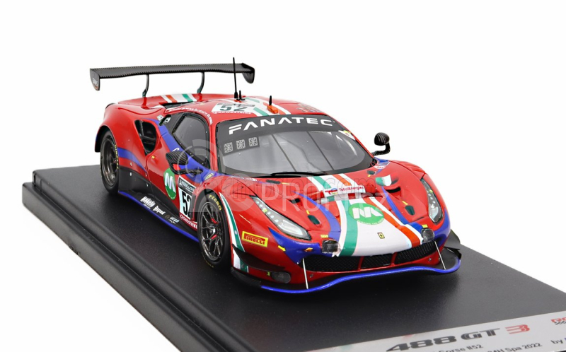 Looksmart Ferrari 488 Gt3 Evo 3.9l Turbo V8 Team Af Corse N 52 1:43, červená