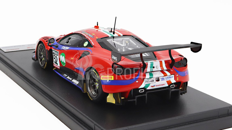 Looksmart Ferrari 488 Gt3 Evo 3.9l Turbo V8 Team Af Corse N 52 1:43, červená