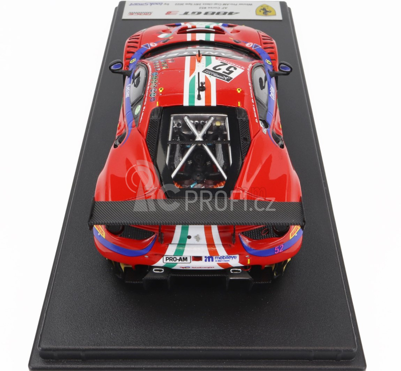 Looksmart Ferrari 488 Gt3 Evo 3.9l Turbo V8 Team Af Corse N 52 1:43, červená