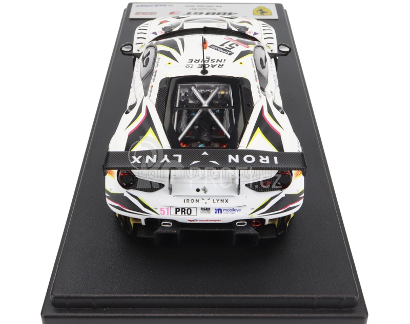 Looksmart Ferrari 488 Gt3 Evo 3.9l Turbo V8 Team Iron Lynx N 51 1:43, bílá