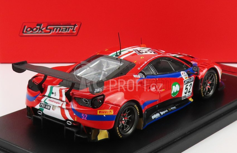 Looksmart Ferrari 488 Gt3 Evo Team Af Corse N 52 1:43, červená