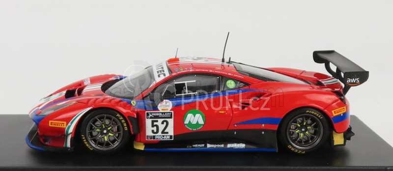 Looksmart Ferrari 488 Gt3 Evo Team Af Corse N 52 1:43, červená