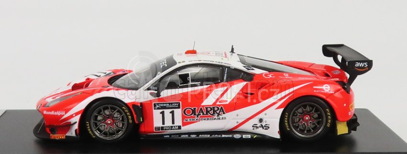 Looksmart Ferrari 488 Gt3 Evo Team Kessel Racing N 11 1:43, červená