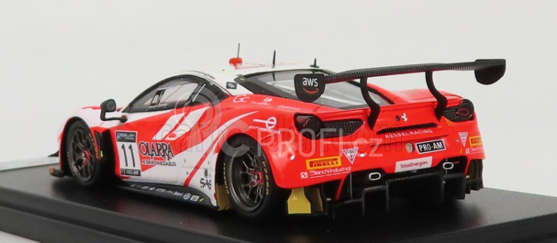 Looksmart Ferrari 488 Gt3 Evo Team Kessel Racing N 11 1:43, červená
