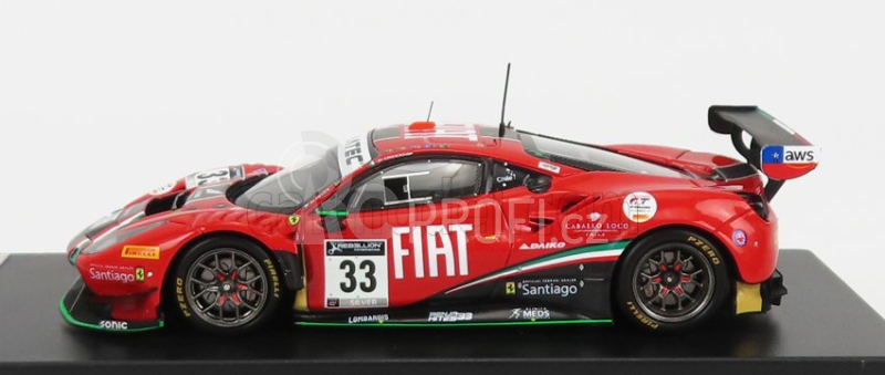 Looksmart Ferrari 488 Gt3 Evo Team Rinaldi Racing N 33 1:43, červená