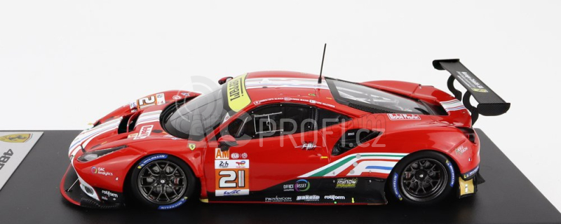 Looksmart Ferrari 488 Gte Evo 3.9l Turbo V8 Team Af Corse N 21 1:43, červená