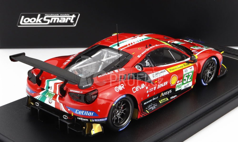 Looksmart Ferrari 488 Gte Evo 3.9l Turbo V8 Team Af Corse N 52 1:43, červená