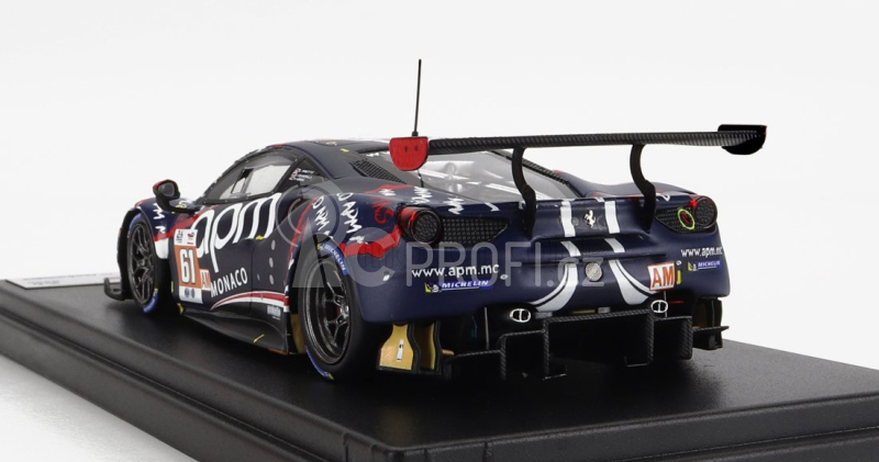 Looksmart Ferrari 488 Gte Evo 3.9l Turbo V8 Team Af Corse N 61 1:43, bílomodrá