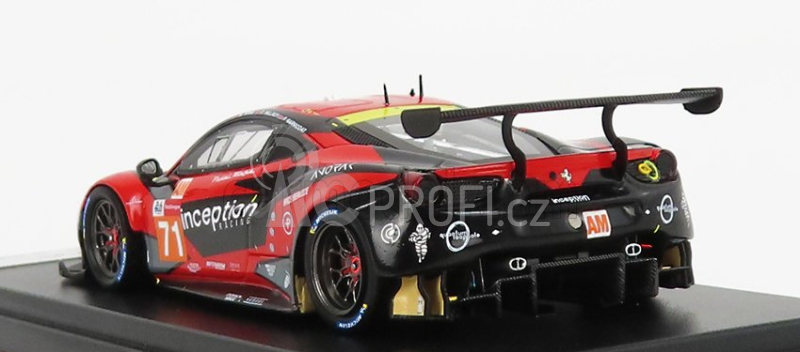 Looksmart Ferrari 488 Gte Evo 3.9l Turbo V8 Team Inception Racing N 71 1:43, červená