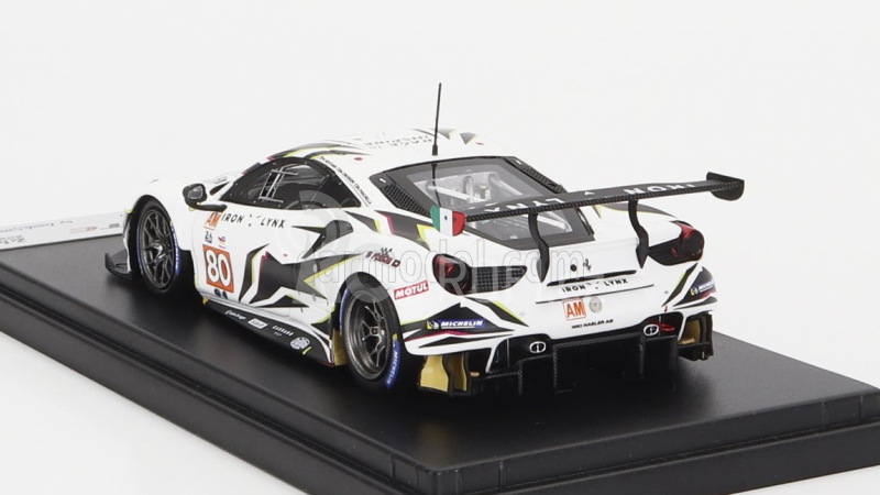 Looksmart Ferrari 488 Gte Evo 3.9l Turbo V8 Team Iron Lynx N 80 1:43, bílá