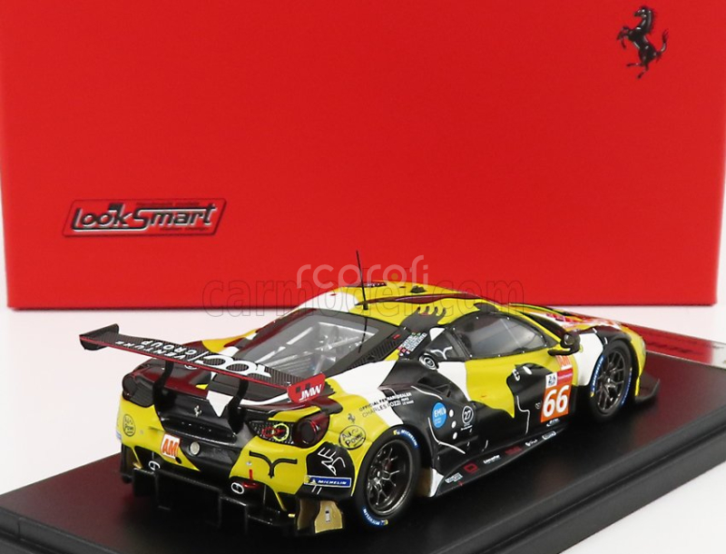 Looksmart Ferrari 488 Gte Evo 3.9l Turbo V8 Team Jmw Motorsport N 66 1:43, černá