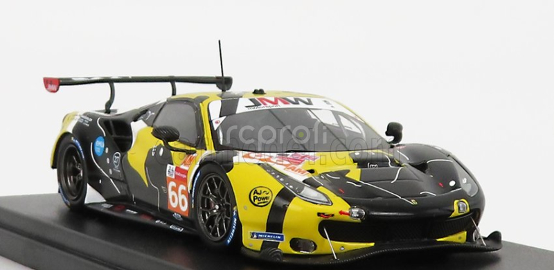 Looksmart Ferrari 488 Gte Evo 3.9l Turbo V8 Team Jmw Motorsport N 66 1:43, černá