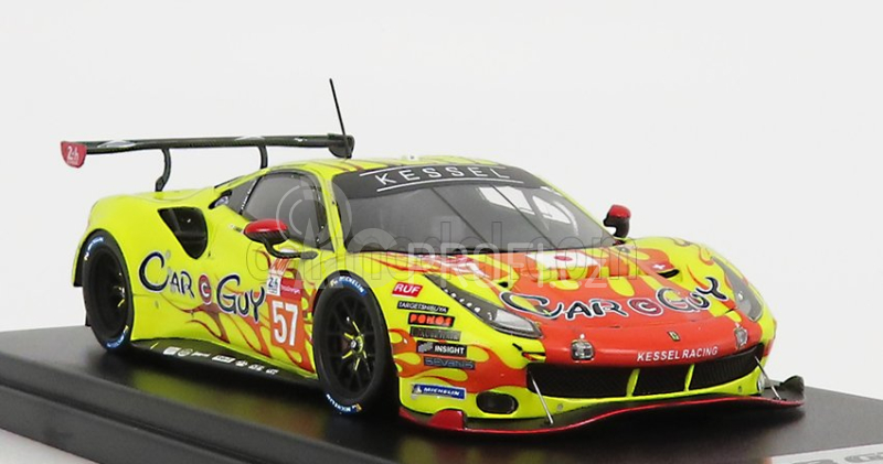 Looksmart Ferrari 488 Gte Evo 3.9l Turbo V8 Team Kessel Racing N 57 1:43, žlutá