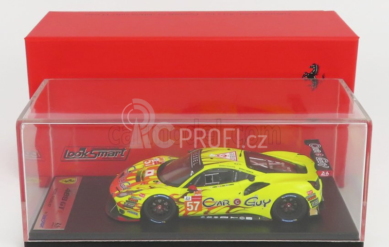 Looksmart Ferrari 488 Gte Evo 3.9l Turbo V8 Team Kessel Racing N 57 1:43, žlutá