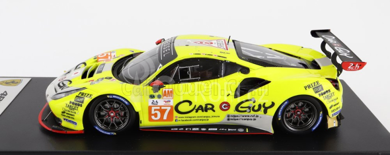 Looksmart Ferrari 488 Gte Evo 3.9l Turbo V8 Team Kessel Racing N 57 1:43, žlutá