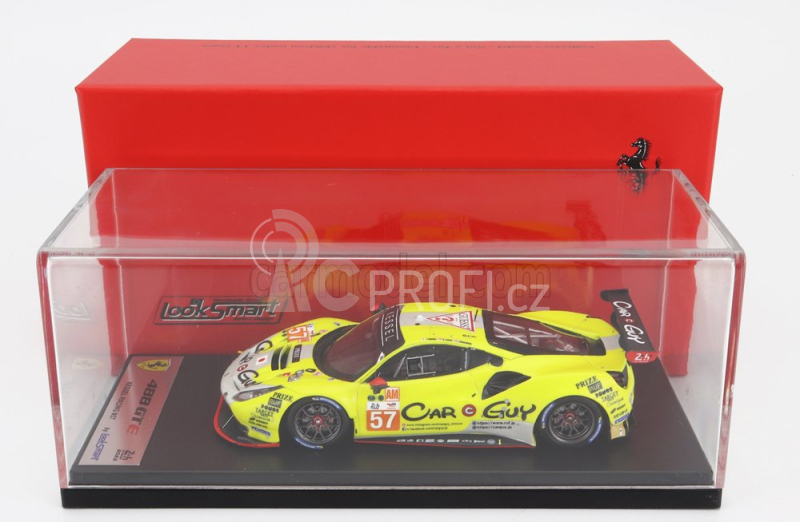 Looksmart Ferrari 488 Gte Evo 3.9l Turbo V8 Team Kessel Racing N 57 1:43, žlutá