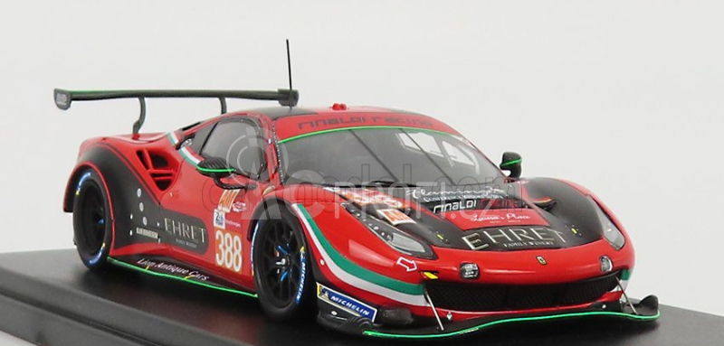 Looksmart Ferrari 488 Gte Evo 3.9l Turbo V8 Team Rinaldi Racing N 388 1:43, červená