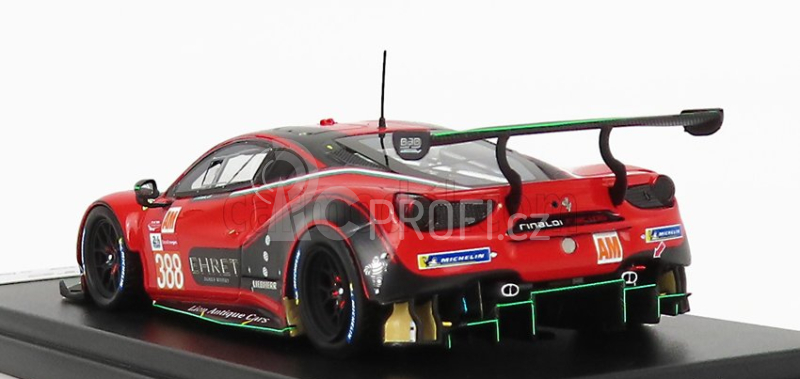 Looksmart Ferrari 488 Gte Evo 3.9l Turbo V8 Team Rinaldi Racing N 388 1:43, červená