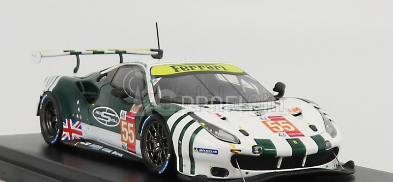 Looksmart Ferrari 488 Gte Evo 3.9l Turbo V8 Team Spirit Of Race N 55 1:43, bílá