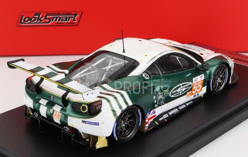 Looksmart Ferrari 488 Gte Evo 3.9l Turbo V8 Team Spirit Of Race N 55 1:43, bílá