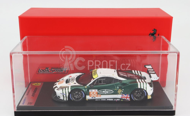 Looksmart Ferrari 488 Gte Evo 3.9l Turbo V8 Team Spirit Of Race N 55 1:43, bílá
