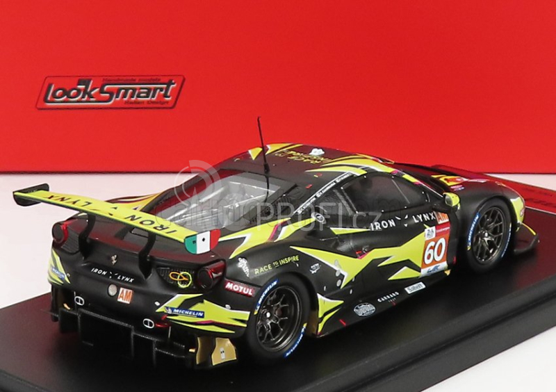 Looksmart Ferrari 488 Gte Iron Lynx Team N 60 24h Le Mans 2021 1:43, černá