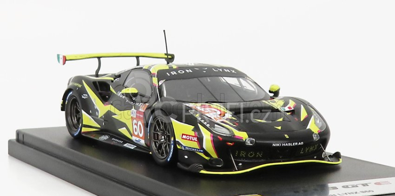 Looksmart Ferrari 488 Gte Iron Lynx Team N 60 24h Le Mans 2021 1:43, černá