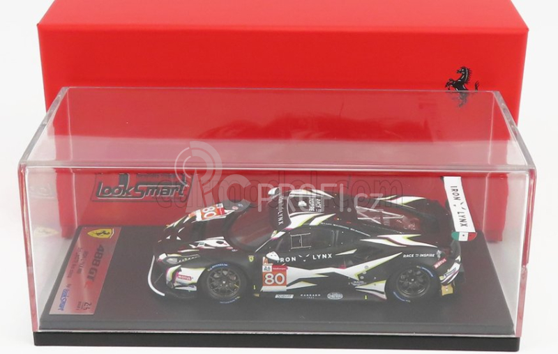 Looksmart Ferrari 488 Gte Iron Lynx Team N 80 1:43, černá