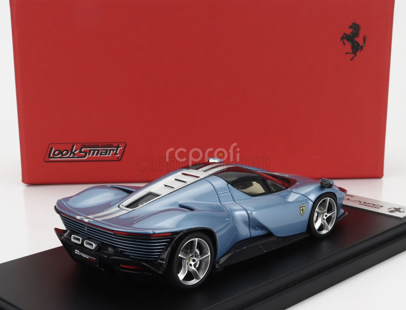 Looksmart Ferrari Daytona Sp3 Closed Roof 2022 1:43 Avio Met - Světle Modrá Met