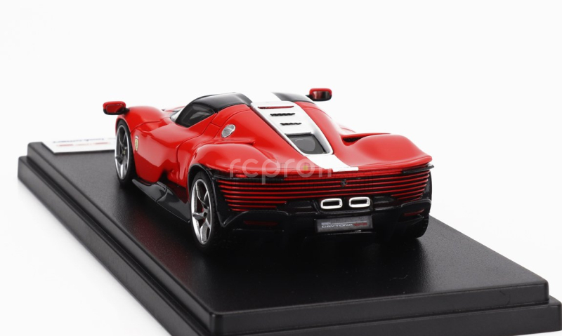 Looksmart Ferrari Daytona Sp3 Closed Roof 2022 1:43 Rosso Scuderia - Červená Bílá