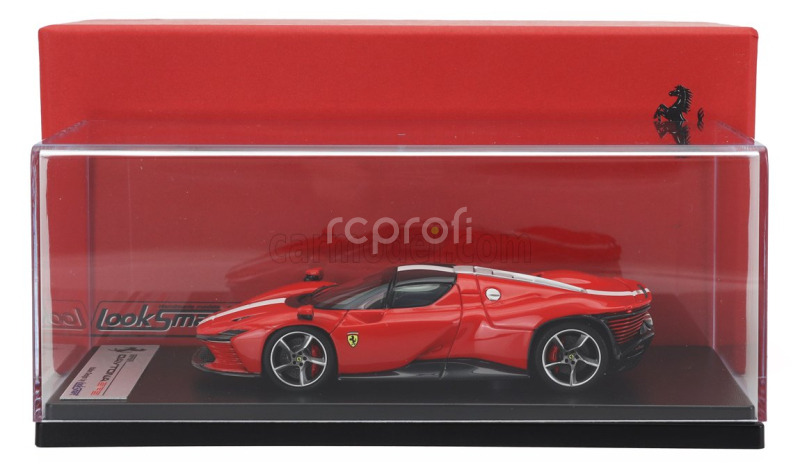 Looksmart Ferrari Daytona Sp3 Closed Roof 2022 1:43 Rosso Scuderia - Červená Bílá