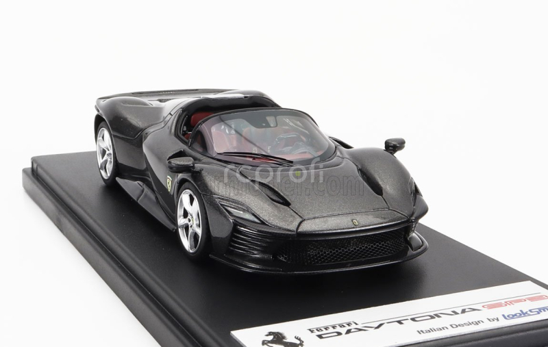 Looksmart Ferrari Daytona Sp3 Open Roof 2022 1:43 Canna Di Fucile - Grey Met
