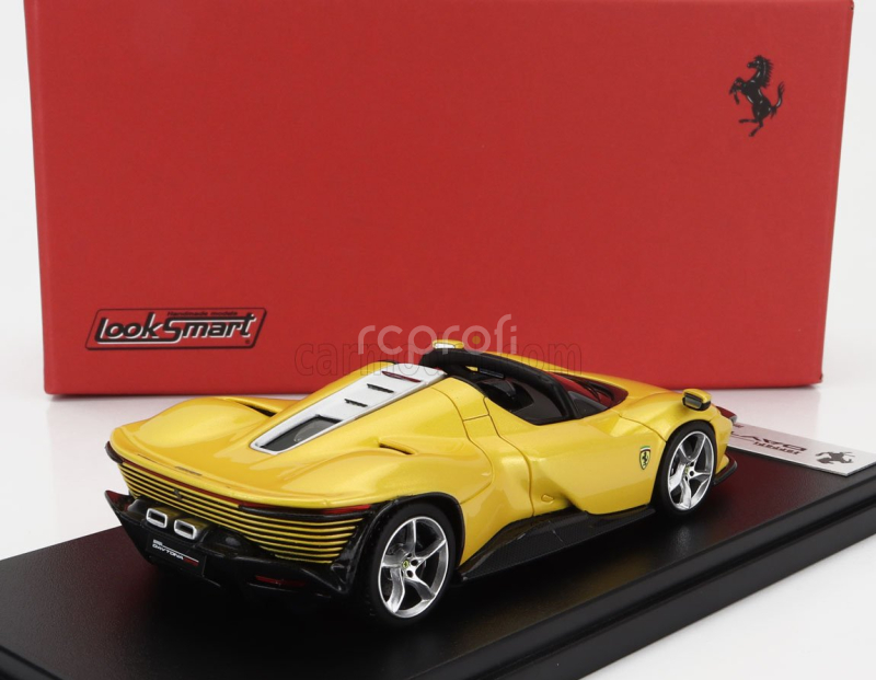 Looksmart Ferrari Daytona Sp3 Open Roof 2022 1:43 Giallo Tristrato - Žlutý Met