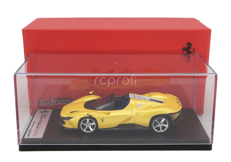 Looksmart Ferrari Daytona Sp3 Open Roof 2022 1:43 Giallo Tristrato - Žlutý Met
