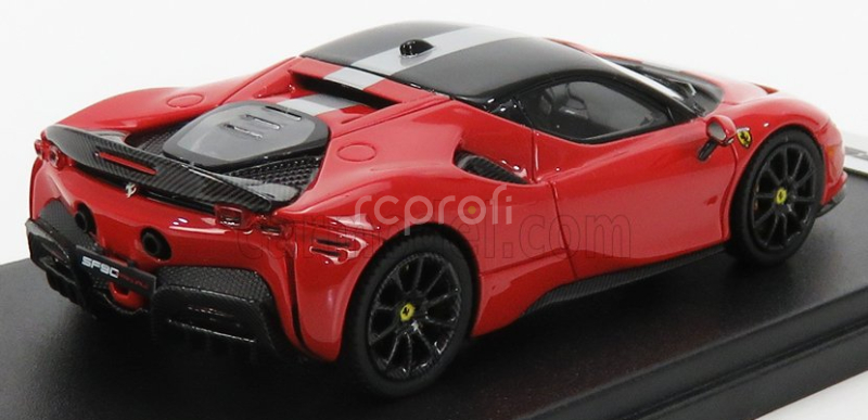 Looksmart Ferrari Sf90 Stradale Hybrid 1000hp 2019 1:43 Rosso Corsa - Červená Černá Stříbrná