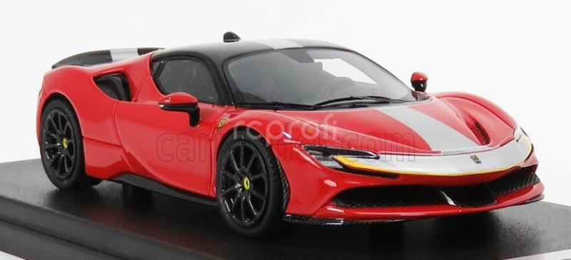 Looksmart Ferrari Sf90 Stradale Hybrid 1000hp 2019 1:43 Rosso Corsa - Červená Černá Stříbrná