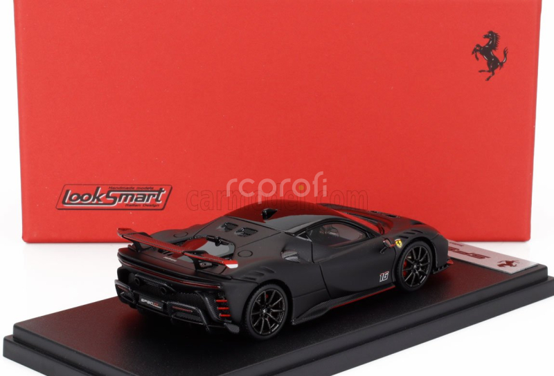 Looksmart Ferrari Sf90 Xx Stradale N 16 Personal Car Charles Leclerc 2024 1:43 Matt Black