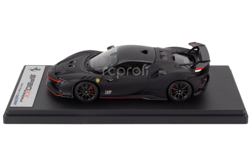 Looksmart Ferrari Sf90 Xx Stradale N 16 Personal Car Charles Leclerc 2024 1:43 Matt Black